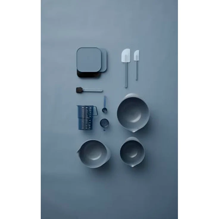 Rosti Margrethe Rührschüssel 2 Liter, bruchsichere Teigschüssel mit gutem Griff, Dusty Blue, aus Kunststoff – Bild 2