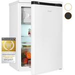 Exquisit Kühlschrank KS16-4-051C weiss | 107 L Volumen | Kühlschrank mit Gefrierfach freistehend | Gemüsefach | Freistehender Kühlschrank mit Gefrierfach