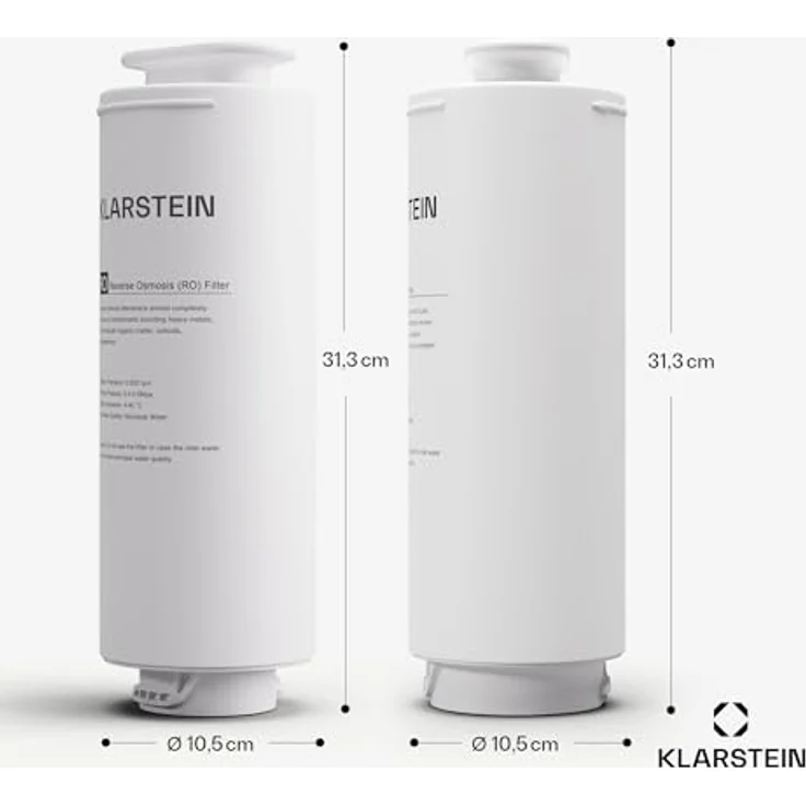 Klarstein PureLine 800 Wasserfiltersystem, 5-stufiges RO-Filter-System mit 800 GPD, inkl. Wasserhahn und 2 Filtern für Home Office – Bild 8