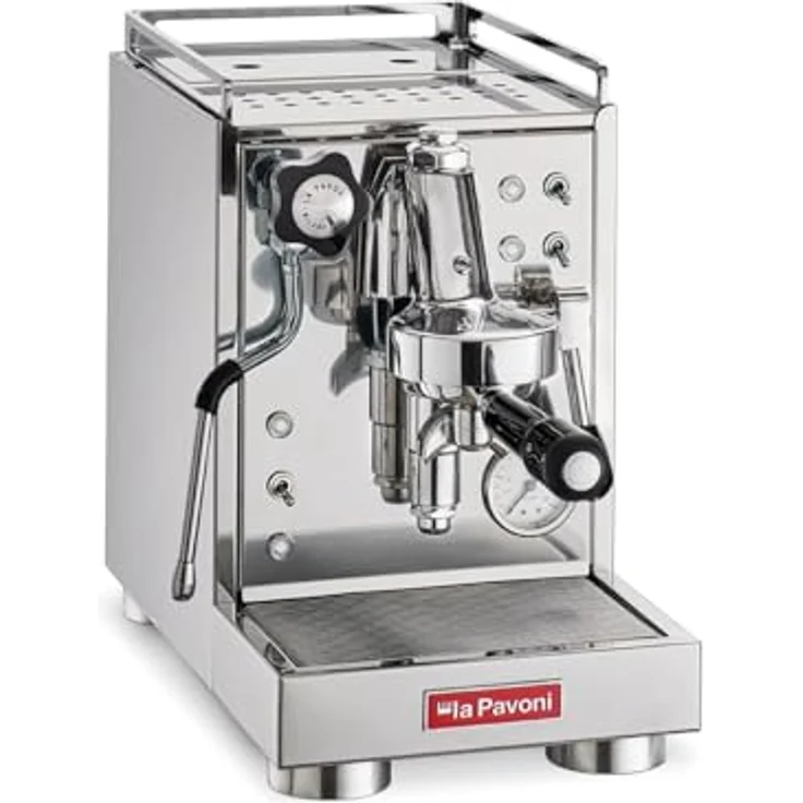 La Pavoni LPSMCS01EU Semiprofessionelle Kaffeemaschine, Stainless Steel – Bild 1