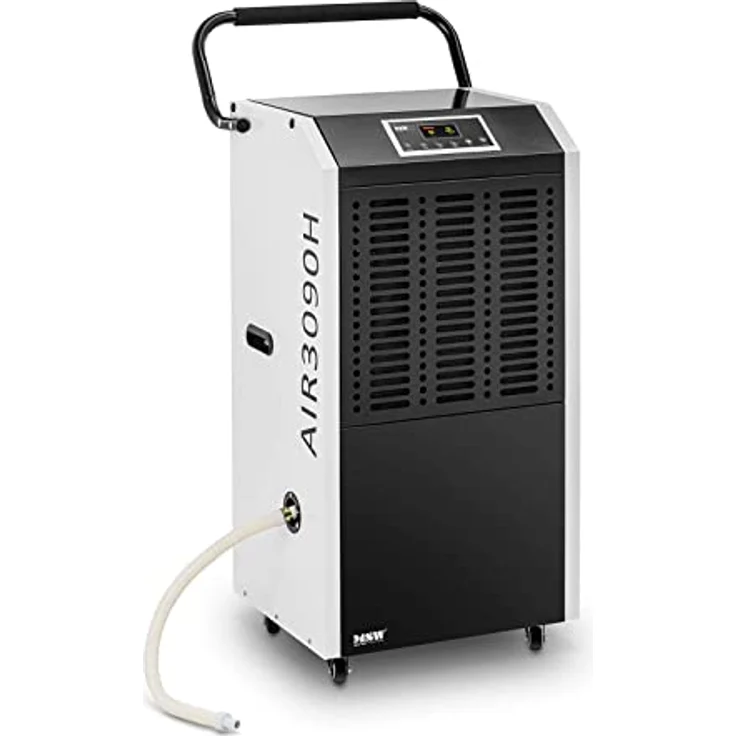 MSW MSW-DEH3090H Bautrockner 138 l / 24 h 70-100 m2 1129 m3/h mit Griff Luftentfeuchter Raumentfeuchter in Blau – Bild 1