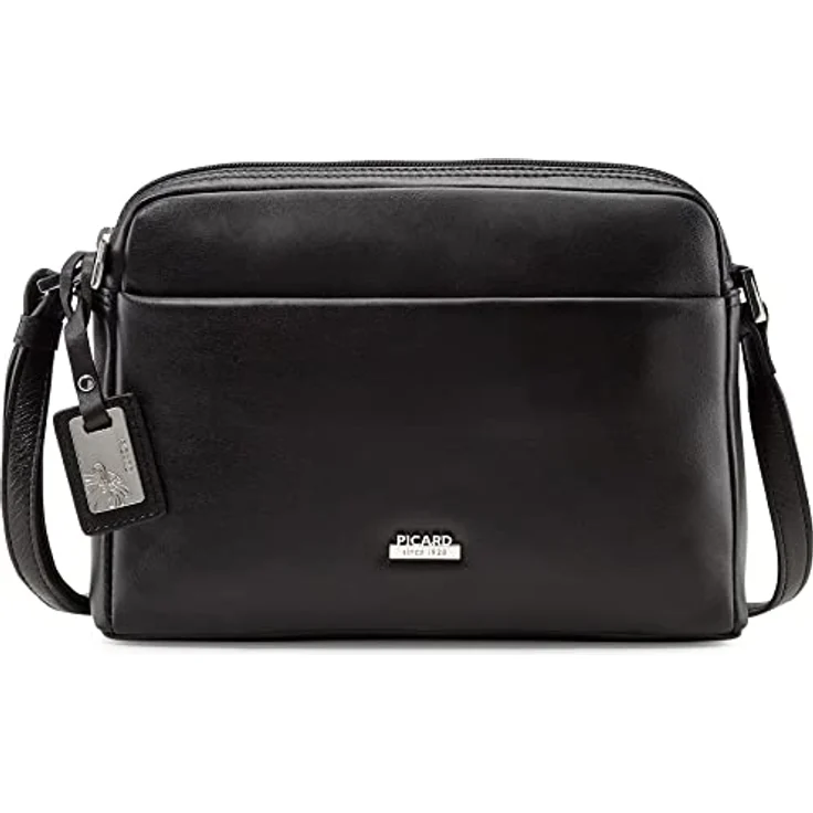 Picard Really Umhängetasche, 25 cm, aus 100% Leder, schwarz – Bild 1