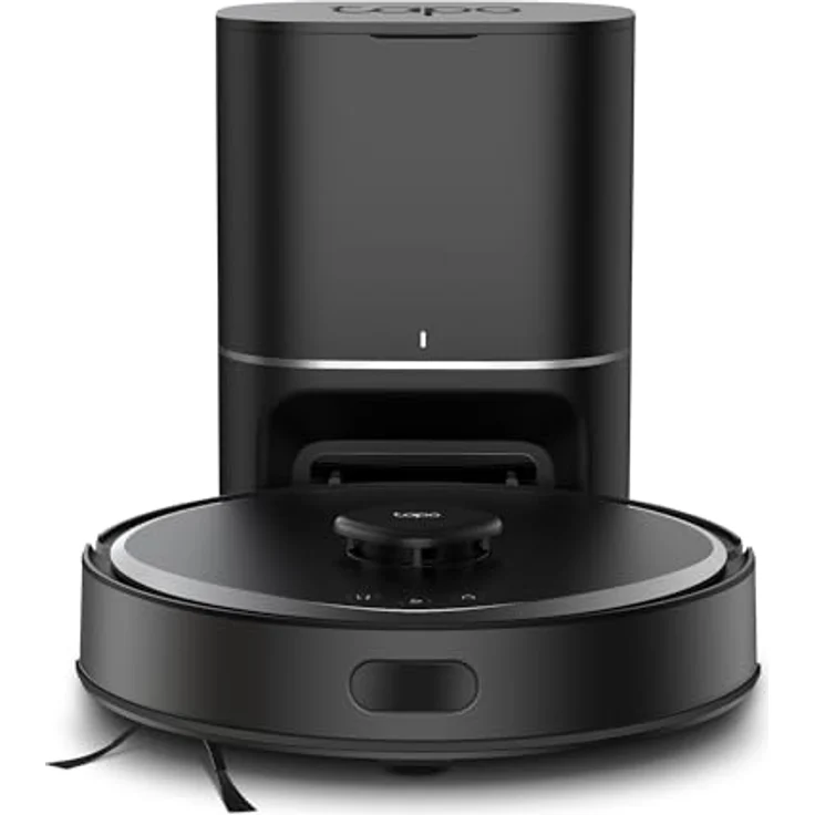 Tapo RV30 Max Plus Saugroboter mit Wischfunktion und automatischer Absaugstation, 5300Pa Ultra Starke Saugkraft, LiDAR+IMU Dual-Navigation, Alexa & Google Assistant Sprachsteuerung, APP – Bild 2