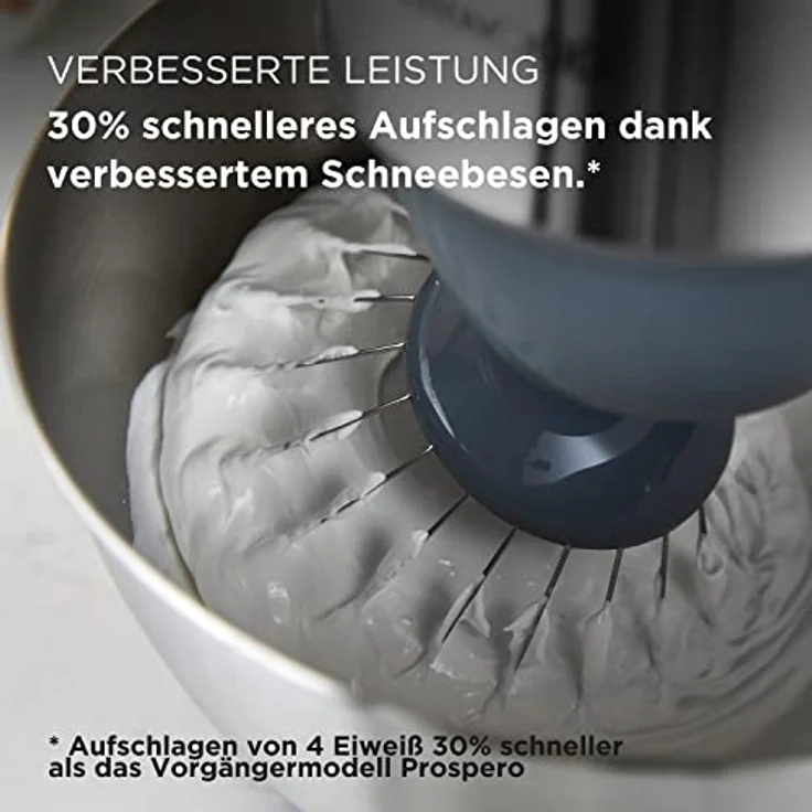 Kenwood Prospero+ KHC29.J0SI Küchenmaschine, Mixer aus Glas 1,5 l, Lebensmittelprozessor 1,4 l und drei Scheiben, Zitruspresse, silber – Bild 3