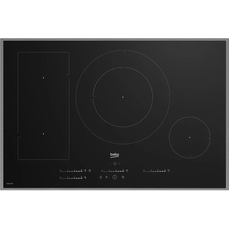 beko HII 84700 UFTX Induktionskochfeld (autark) mit integrierter Dunstabzugshaube