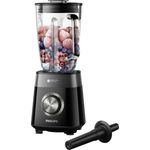Philips BLENDER HR3030/00 Standmixer, Schwarz mit 1.200 W Leistung und ProBlend Plus-Technologie