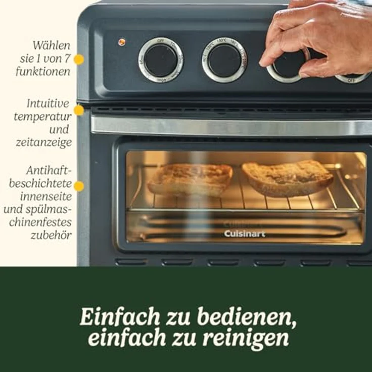 Cuisinart TOA60E Air Fryer Heißluft-Minibackofen – Bild 6