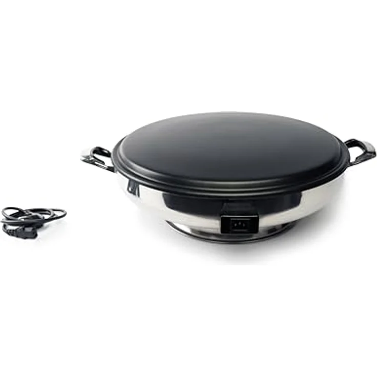 SHOV FLADENBÄCKER SAC CREPE YUFKA KATMER GRILL, 2300 Watt, Edelstahl, 50 cm, Antihaftbeschichtung – Bild 4