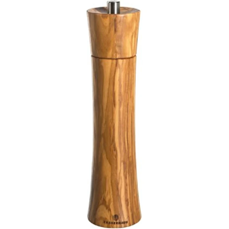 Zassenhaus Pfeffermühle Frankfurt 24 cm, Olivenholz mit stufenlos verstellbarem Hochleistungs-Keramikmahlwerk, befüllt – Bild 4