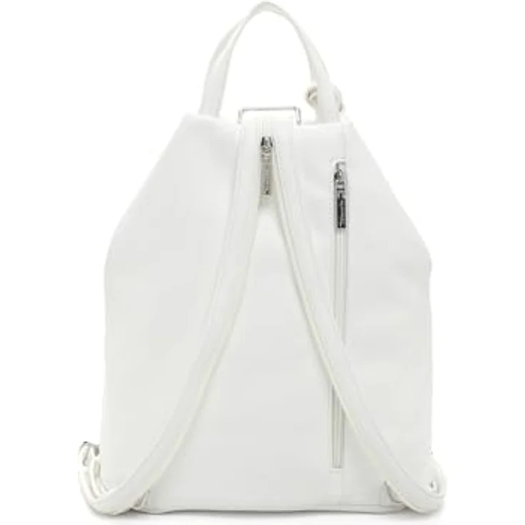 Tamaris Cityrucksack TAS Nele, Damenrucksack mit Echtleder-Optik, Reißverschluss-Fach, Feinsynthetik, schwarz – Bild 6
