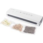 ETA Vakuumiergerät Freshie III I Folienschweißgerät mit bis zu -0,8 Bar Saugkraft I Bis zu 5x länger Frisch I Inklusive 10x Beutel I vollautomatischer Vakuumierer