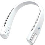 MediaShop Umhängeventilator Cool2Go, Power-Abkühlung zum Mitnehmen, Nackenventilator in Weiß