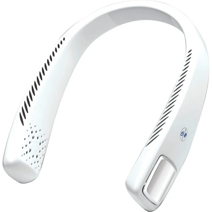 MediaShop Umhängeventilator Cool2Go, Power-Abkühlung zum Mitnehmen, Nackenventilator in Weiß – Bild 1