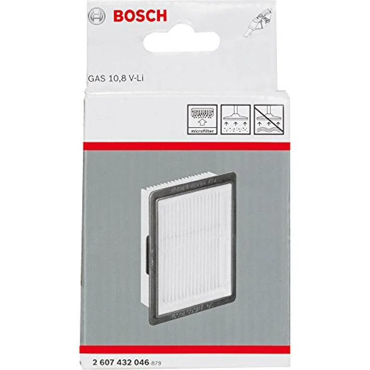 Bosch Professional 2607432046 Filtre à plis Faltenfilter für GAS 10,8V-LI, Noir, Jaune – Bild 2
