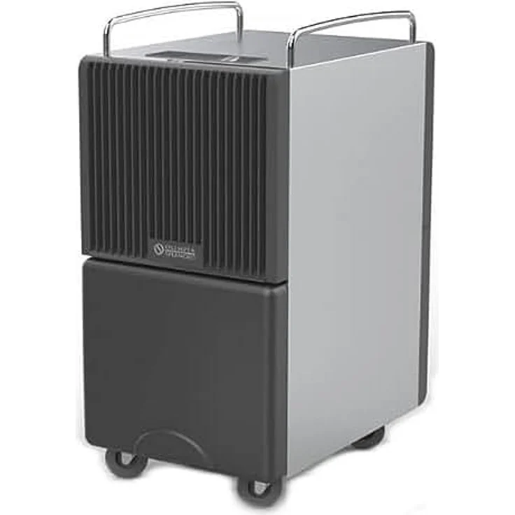 Olimpia Splendid 02107 Seccoprof 40 P, Entfeuchter für große Räume von 40 Liter/24h, Fassungsvermögen des Tanks 8 Liter, Edelstahlgehäuse – Bild 1