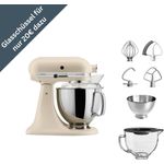 KitchenAid Küchenmaschine 5KSM175 Artisan mit Glasschüssel (5KSM5GB), 20€ Rabatt - Preisvergleich