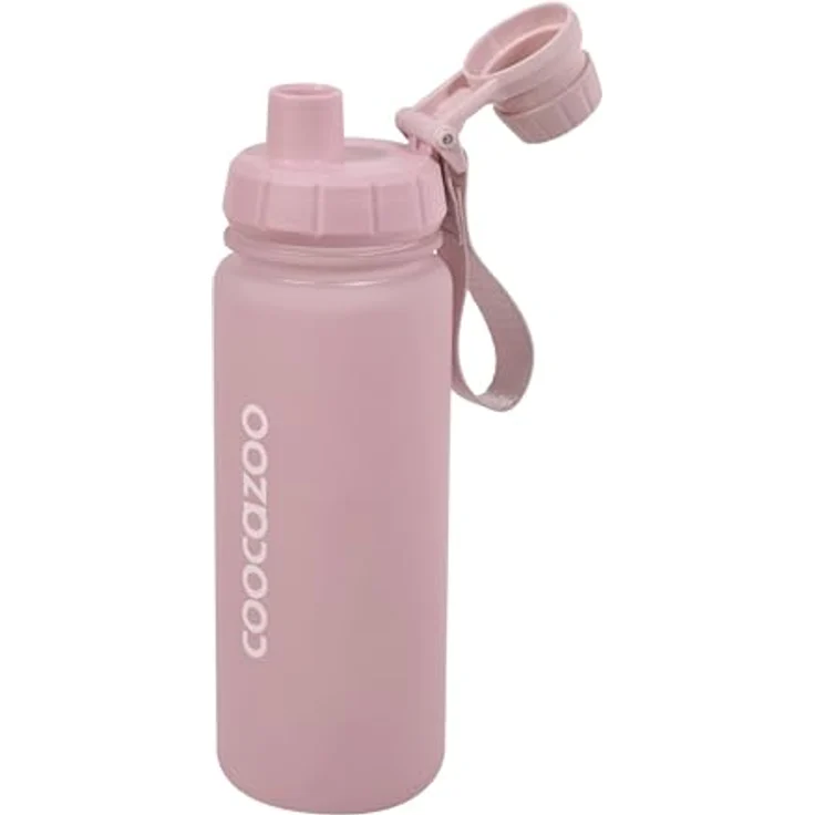coocazoo Trinkflasche Kunststoff 0,75 l, BPA-frei, rosa – Bild 1