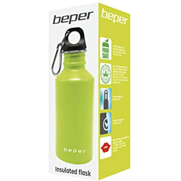 Beper Isolierflasche mit Karabiner Standard grün – Bild 9