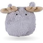 Fusswärmer ohne Strom (Elch) Einheitsgröße - Plüsch Fußwärmer - warme Füße, flauschig kuscheliger Fußsack - Wärmekissen