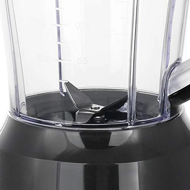 Emerio Standmixer BPA frei Crush Ice Funktion 1.5l Behälter 2 Geschwindigkeiten + Pulse Funktion Messereinheit aus Edelstahl Sicherheitsschalter geschirrspülgeeignet 500 Watt BL-12816.8 Schwarz – Bild 3