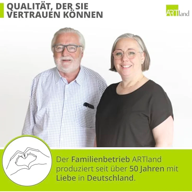 Artland Wanduhr Welle, analoge Funk- oder Quarzuhr, lautlos ohne Tickgeräusche, braunes Welle Design auf Float Glas – Bild 7
