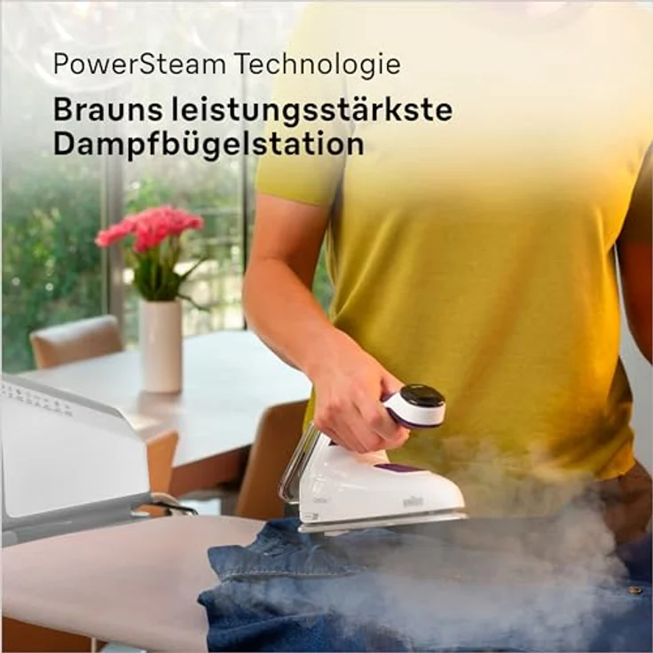 Braun Dampfbügelstation CareStyle 7 IS 7266 VI 2700Watt 2Liter FastClean Violett – Bild 2