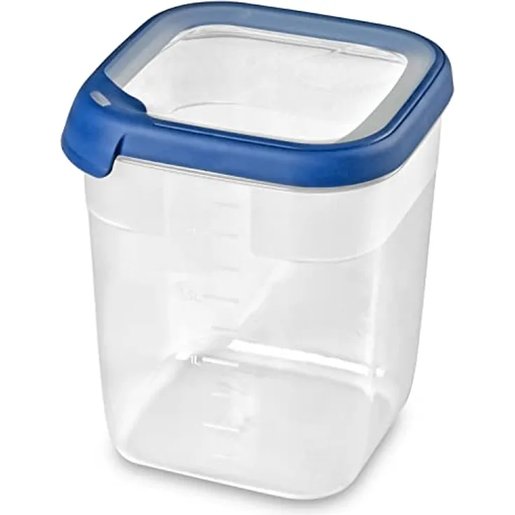 Curver Grand Chef Frischhaltebehälter, quadratisch, 2,6 l, 2er Set aus 100% recyceltem Polypropylen, spülmaschinen- und mikrowellengeeignet