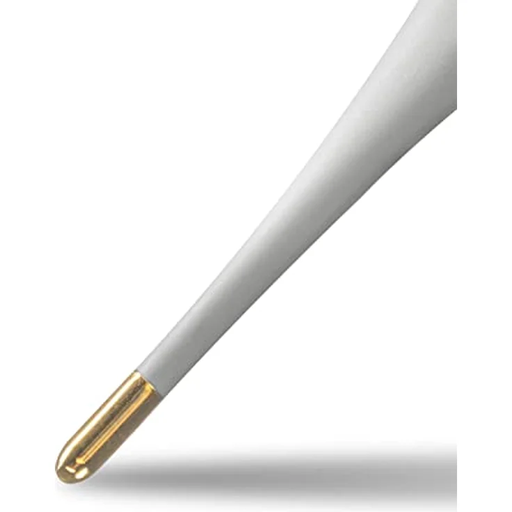 Reer ExpressTemp Pro Digitales Fieberthermomter mit flexibler goldener Messspitze für orale, rektale und axillare Messung – Bild 2