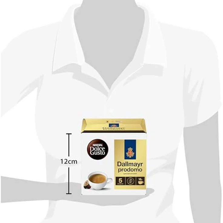 Nescafé Dolce Gusto Dallmayr prodomo, Kaffee, Kaffeekapsel, 3er Pack, 3 x 16 Kapseln – Bild 8