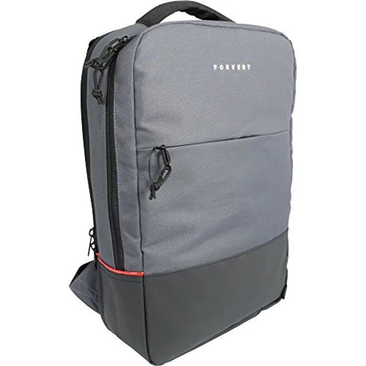 Forvert Lance Rucksack, 42 cm mit Laptopfach, dunkelgrau, 100% Polyester, 30 x 9 x 42 cm
