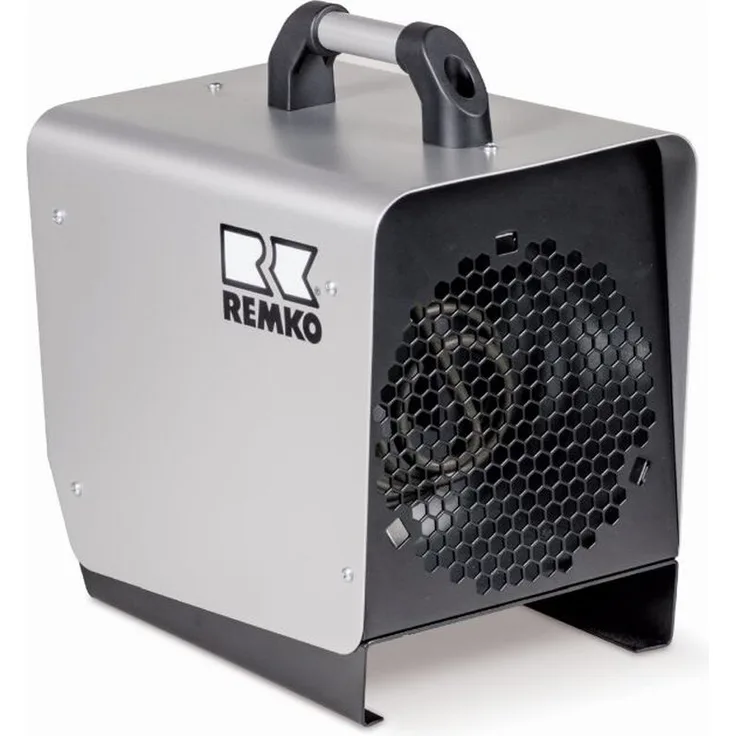 Remko EM3000 - Mobiles Heizgerät 3,2kW silber, Raumthermostat, Steckerfertig, Heizlüfter