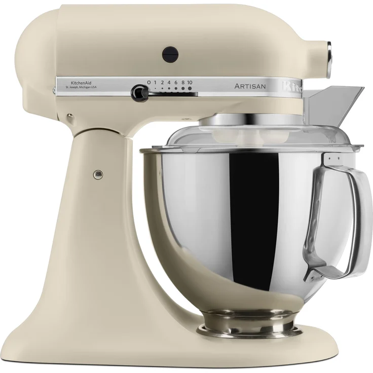 KitchenAid 5KSM175PSEFL Artisan Küchenmaschine mit Direktantrieb, 300W, 4,8 Liter, fresh linen Serie: 5KSM175PS – Bild 1