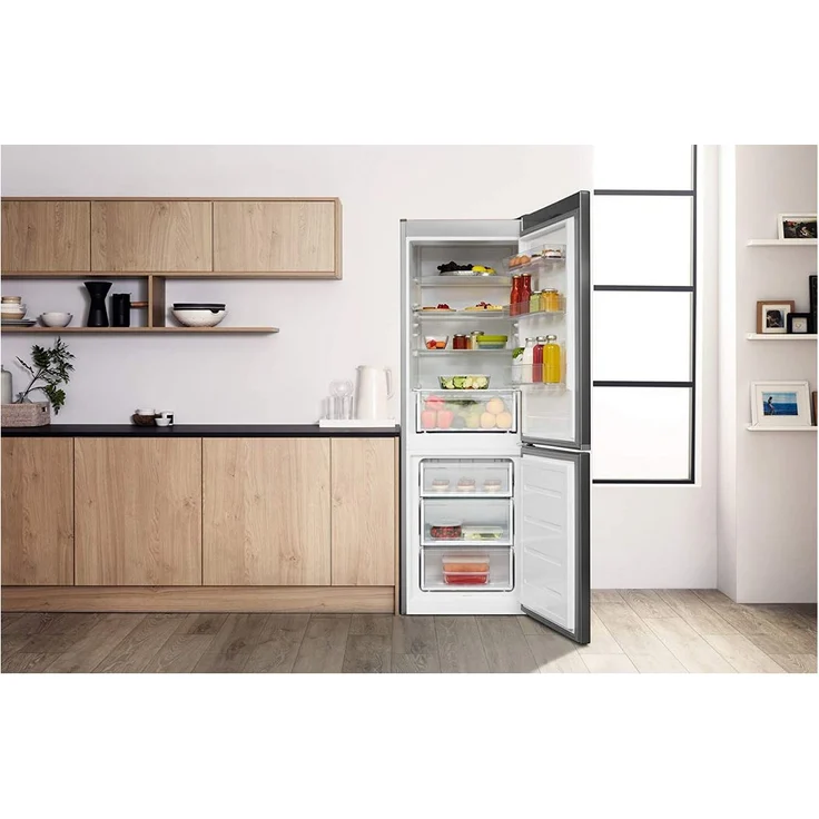 Bauknecht KGL 1820 IN 2 Kühl-Gefrierkombination, freistehend, Edelstahl, Schnellgefrieren, Multi-Airflow, Breite 59 cm – Bild 4