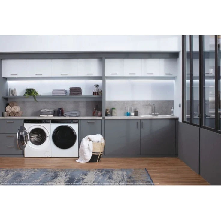 Haier HW70-814979, Frontlader-Waschmaschine, A, Fassungsvermögen 7 kg, Standgerät, Breite 59 cm, Startzeitverzögerung, Anti-Fleckenprogramm – Bild 5