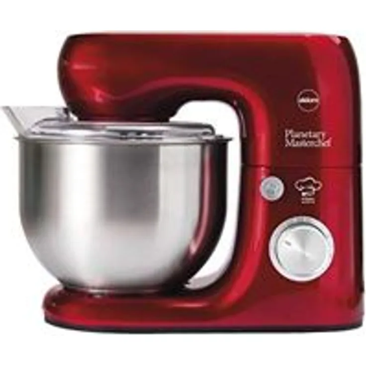 Eldom WRK1250 CHEF Küchenmaschine, Planetenroboter, 800 W, 8 Geschwindigkeiten, 5 l Schüssel, rot