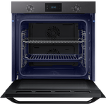 Samsung NV75M5571BM-EG Einbaubackofen, Garraum 75l, groß (ab 65 l), Selbstreinigung Pyrolyse, Dual Cook, Black Steel