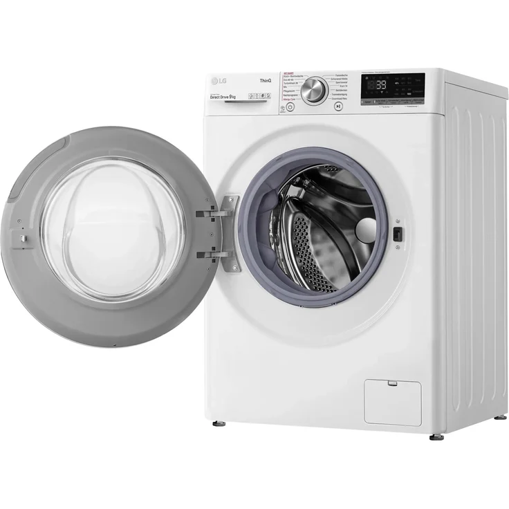 LG F6WV709P1, Frontlader-Waschmaschine, A, Fassungsvermögen 9 kg, Standgerät, Breite 60 cm, Vollwasserschutz, Kindersicherung – Bild 3
