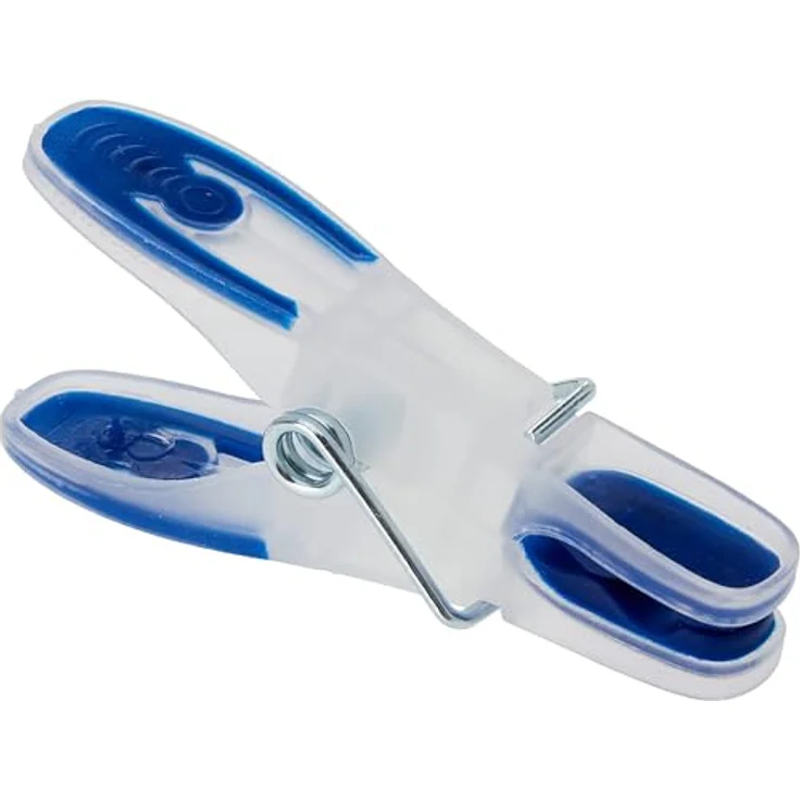 Leifheit Wäscheklammer 25er Set mit extra weicher Komponente, Klammern mit angenehm breiter Fläche zum Zudrücken, optisch ansprechende Wäscheklammern – Bild 4