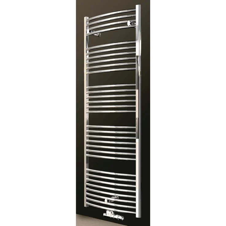 Magni HS Badheizkörper Evelino 1868/593mm, weiß R 9016, moderne Heizlösung für Badezimmer