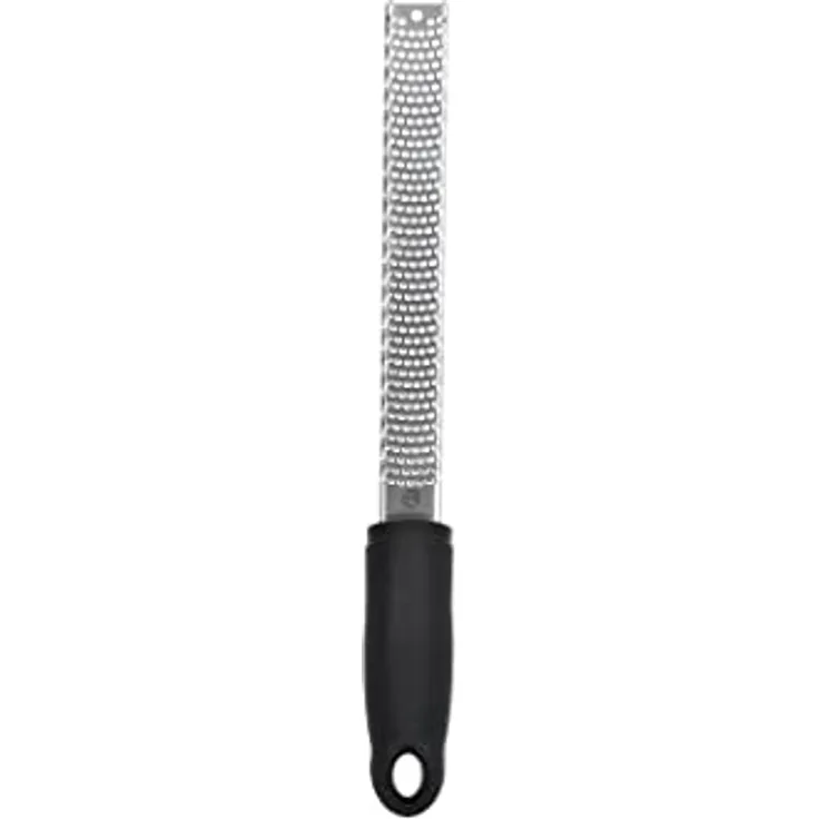 MasterChef Zestenreißer / Küchenreibe, Parmesanreibe, Zitronreibe, Zester, Ingwerreibe, Soft Griff Micro Planing Tool, Perfekt für Fein Geriebene Gewürze, Handreibe, 32.5 cm, Spülmaschinenfest