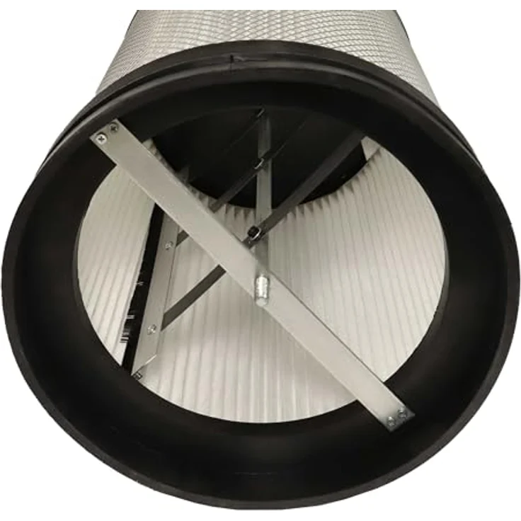 VHBW Feinstaubfilterpatrone für hbm 7427-E (Model 1), M5 Feinstaubfilter für Absauganlage mit Reinigungsbürste – Bild 5