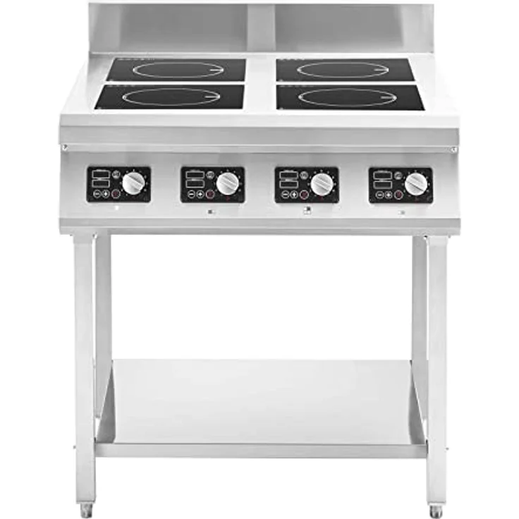Royal Catering RCIK-3500IC4.4 Induktionsplatte mit Unterbau 4 x 20 cm 10 Stufen Timer Induktionskochplatte Kochplatte Induktion Induktionskocher Gastro Induktionskochfeld – Bild 5