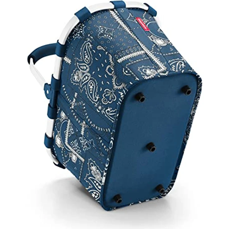 reisenthel carrybag Einkaufskorb mit Henkel Einkaufstasche Shopping Tragetasche frame bandana blue – Bild 3