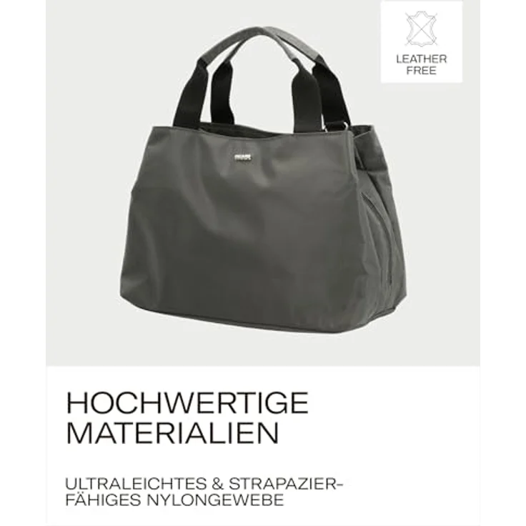 Picard Damen Henkeltasche HAPPY, Klein, Nylon, wasserabweisend, Magnetverschluss, 19x28x10cm – Bild 5