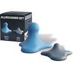 Triggerdinger by K-Active® Allrounder Set | Triggerpunkt-Drücker Set | Massagegerät Set zur Selbstbehandlung | Verspannungen einfach lösen
