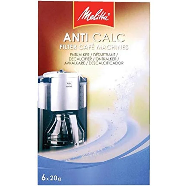 Melitta AntiCalc FilterCafe Machines 6x20g