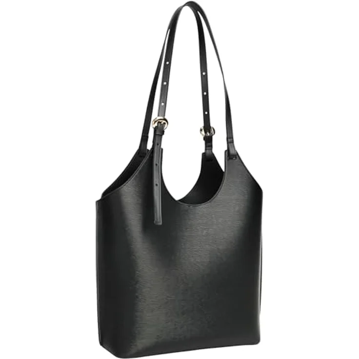 Tommy Hilfiger TH Modern Shopper Tasche, schwarz, 36 cm x 12 cm x 40 cm, 100% Polyurethan – Bild 2