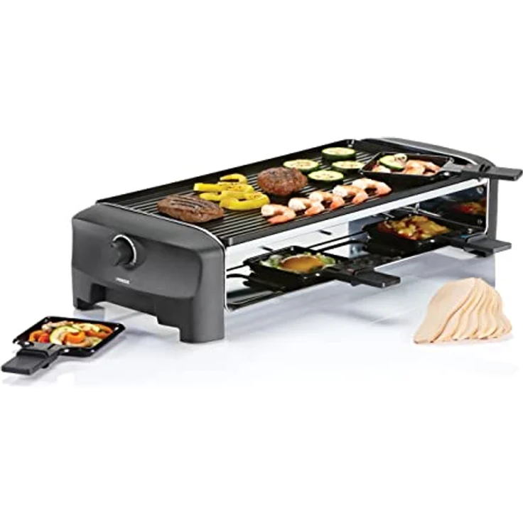 Princess Raclette Grill für bis zu 8 Personen - mit durchlaufender Grilplatte, 162840 – Bild 2