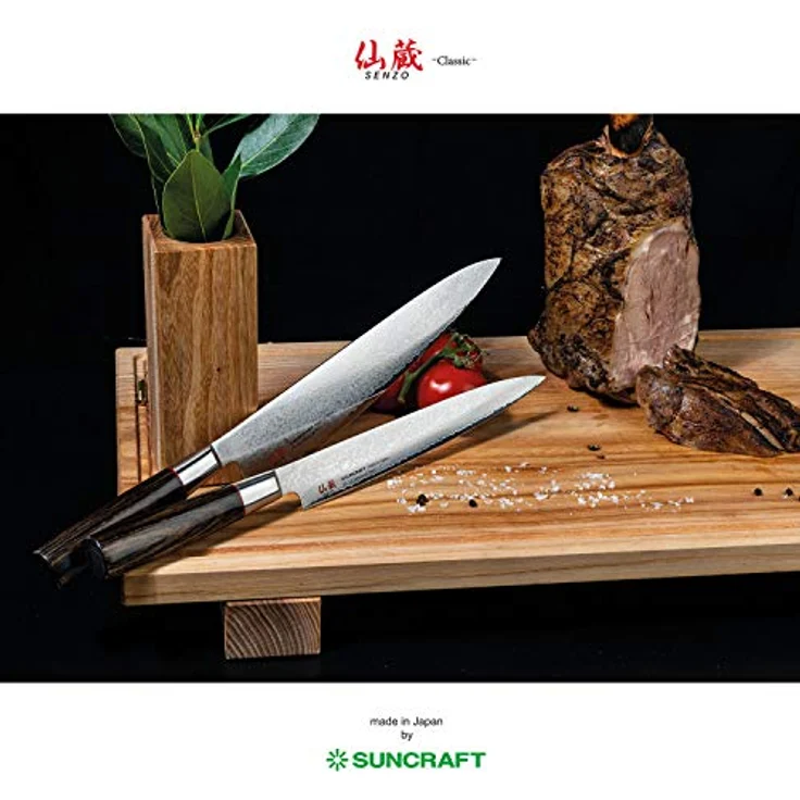 Suncraft Senzo Classic ID-04 Santokumesser 16,7 cm, VG10 67 Lagen, 61 HRC – Bild 3
