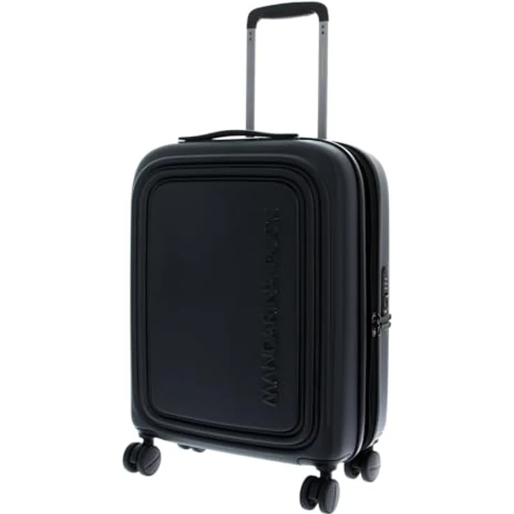 Mandarina Duck Koffer, Logoduck + 4 Rollen Kabinentrolley 55 cm, Schwarz (40 l, S) – Bild 2